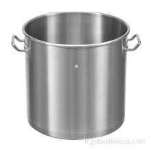 Pots en acier inoxydable pour cuisinière à gaz